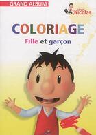 Couverture du livre « Coloriage Fille Et Garcon » de  aux éditions Aedis