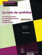 Couverture du livre « La note de synthèse ; catégories a et b » de  aux éditions Documentation Francaise