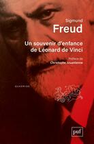 Couverture du livre « Un souvenir d'enfance de Leonard de Vinci » de Sigmund Freud aux éditions Puf