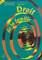 Couverture du livre « Droit de la famille (4e édition) » de Anne-Marie Simon et Helene Hess et Brigitte Hess-Fallon aux éditions Sirey