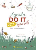 Couverture du livre « Agenda DIY pour toute la famille (édition 2024) » de Rebecca Meurin et Anne-Charlotte Westeel aux éditions Creapassions.com