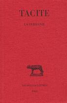 Couverture du livre « Germanie » de Tacite aux éditions Belles Lettres