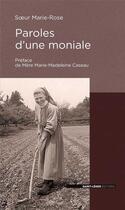 Couverture du livre « Paroles d'une moniale » de Caseau. Osb M-M. aux éditions Saint-leger