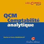 Couverture du livre « Qcm. comptabilite analytique » de Grandguillot B.Et F. aux éditions Gualino