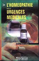 Couverture du livre « Homeopathie dans les urgences medicales » de Julian O. A. aux éditions Marco Pietteur