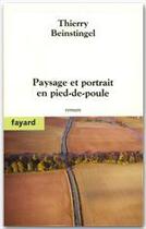 Couverture du livre « Paysage et portrait en pied-de-poule » de Thierry Beinstingel aux éditions Fayard