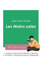 Couverture du livre « Réussir son Bac de français 2023 : Analyse des Mains sales de Jean-Paul Sartre » de Jean-Paul Sartre aux éditions Bac De Francais