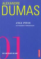 Couverture du livre « Ange pitou ; un fragment romanesque » de Alexandre Dumas aux éditions Autrement