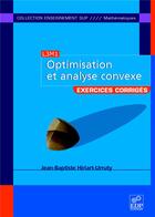 Couverture du livre « Optimisation et analyse convexe » de Hiriart-Urruty aux éditions Edp Sciences