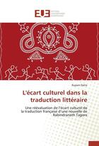 Couverture du livre « L'ecart culturel dans la traduction litteraire » de Datta-R aux éditions Editions Universitaires Europeennes