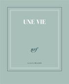 Couverture du livre « Carnet poche bleu gris ligne une vie (papeterie) » de Collectifs Gallimard aux éditions Gallimard