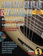 Couverture du livre « Acoustic guitar techniques vol 2 livre + cd » de Didier Behague aux éditions Jj Rebillard