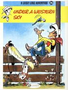 Couverture du livre « Lucky Luke t.56 ; under a western sky » de Morris aux éditions Cinebook