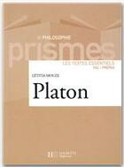 Couverture du livre « Platon » de Letitia Mouze aux éditions Hachette Education