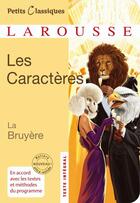 Couverture du livre « Caractères » de La Bruyere Jean aux éditions Larousse