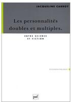 Couverture du livre « Personnalites doubles et multiples » de Carroy J. aux éditions Puf