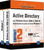 Couverture du livre « Active Directory sous Windows Server 2008 et 2008 r2 ; administration de postes de travail Windows 7 ; coffret » de Jean-Francois Aprea et Philippe Paiola aux éditions Eni