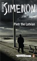 Couverture du livre « Pietr The Latvian » de Georges Simenon aux éditions Adult Pbs