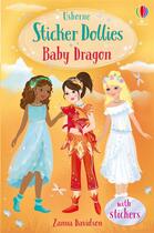 Couverture du livre « Baby dragon : Usborne sticker dollies » de Zanna Davidson et Katie Wood aux éditions Usborne