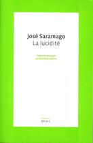 Couverture du livre « La lucidité » de Jose Saramago aux éditions Seuil