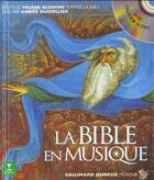 Couverture du livre « La bible en musique - l'ancien et le nouveau testament » de Helene Bleskine aux éditions Gallimard-jeunesse