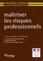 Couverture du livre « Maîtriser les risques professionnels ; guide pratique et thématique » de  aux éditions Documentation Francaise