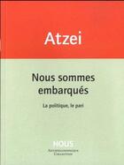 Couverture du livre « Nous sommes embarqués » de Patrizia Atzei aux éditions Nous