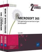 Couverture du livre « Microsoft 365 ; coffret de 2 livres : les applications et services en ligne de Microsoft » de Myriam Gris aux éditions Eni