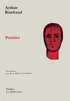 Couverture du livre « Poésies » de Arthur Rimbaud aux éditions La Difference