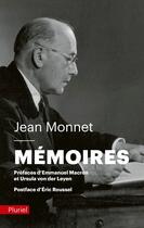 Couverture du livre « Mémoires » de Jean Monnet aux éditions Pluriel