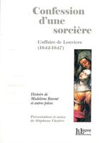 Couverture du livre « Confession d'une sorcière » de Stephane Vautier aux éditions La Louve
