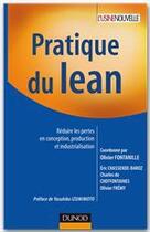 Couverture du livre « Pratique du LEAN ; réduire les pertes en production, conception et industrialisation » de Fontanille/Fremy aux éditions Dunod