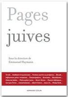 Couverture du livre « Pages juives » de Emmanuel Haymann aux éditions Armand Colin