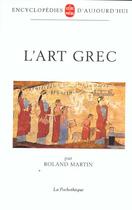 Couverture du livre « L'art grec » de Martin-R aux éditions Le Livre De Poche