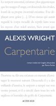 Couverture du livre « Carpentarie » de Alexis Wright aux éditions Editions Actes Sud