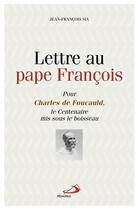 Couverture du livre « Lettre à Francesco » de Jean-Francois Six aux éditions Mediaspaul