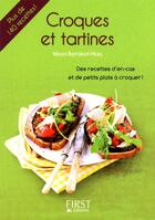 Couverture du livre « Croques et tartines » de Maya Barakat-Nuq aux éditions First