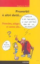 Couverture du livre « Pruverbii è altri detti » de Stéphanie Orsini aux éditions Albiana