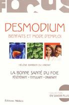 Couverture du livre « Desmodium ; la bonne santé du foie » de Helene Barbier Du Vimont aux éditions Medicis