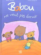 Couverture du livre « Babou Ne Veut Pas Dormir » de Stephan Gemmel aux éditions Lipokili