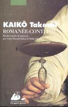 Couverture du livre « Romanée-Conti 1935 » de Takeshi Kaiko aux éditions Picquier