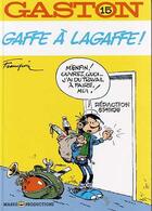 Couverture du livre « Gaston Tome 15 : gaffe à Lagaffe » de Jidehem et Andre Franquin aux éditions Dupuis