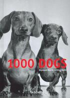 Couverture du livre « 1000 dogs-trilingue » de  aux éditions Taschen