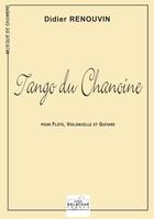 Couverture du livre « Tango du chanoine pour flute, violoncelle et guitare » de Renouvin Didier aux éditions Delatour