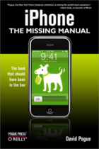 Couverture du livre « IPhone ; the missing manual » de Pogue David aux éditions O'reilly Media