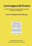 Couverture du livre « Les Langues de France » de Association Initiative Citoyenne Alsacienne aux éditions Lulu