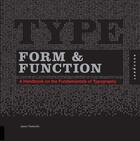 Couverture du livre « Type form & function » de Jason Tselentis aux éditions Rockport
