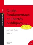Couverture du livre « Droits fondamentaux et libertés publiques (6e édition) » de Jean-Marie Pontier aux éditions Hachette Education
