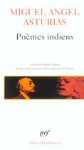 Couverture du livre « Poèmes indiens » de Miguel Angel Asturias aux éditions Gallimard