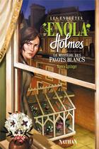 Couverture du livre « Les enquêtes d'Enola Holmes Tome 3 : le mystère des pavots blancs » de Nancy Springer aux éditions Nathan